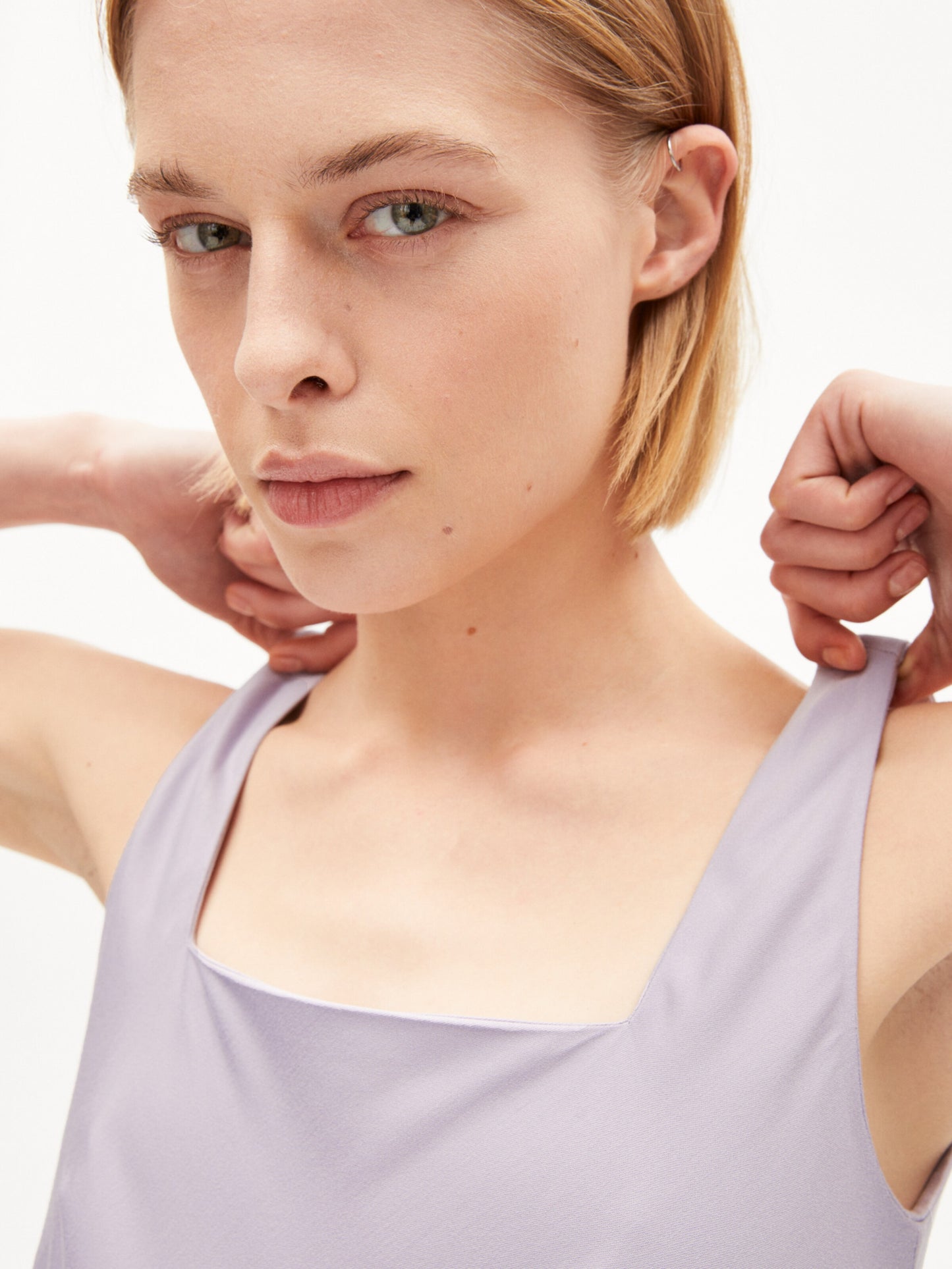 Armedangels Maxi Jurken Jurk Elidia Dames Pastellila