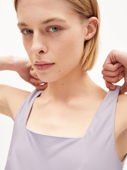Armedangels Maxi Jurken Jurk Elidia Dames Pastellila