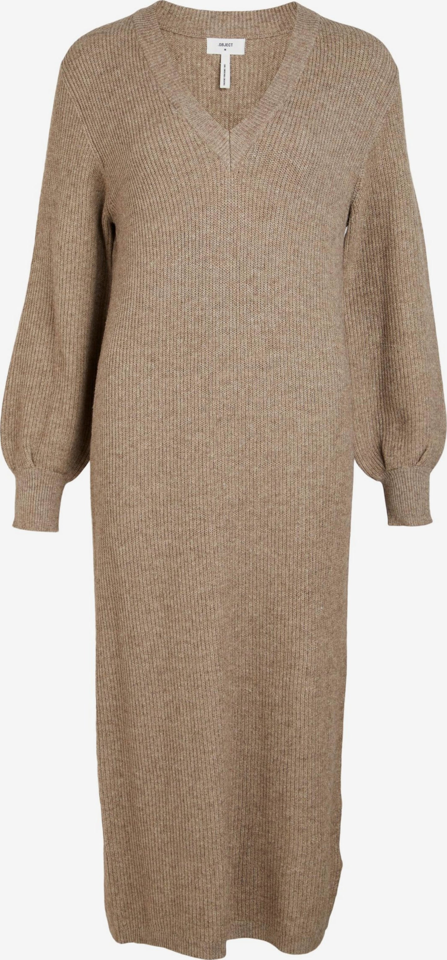 Object Midi Jurken Jurk Malena Dames Lichtbruin