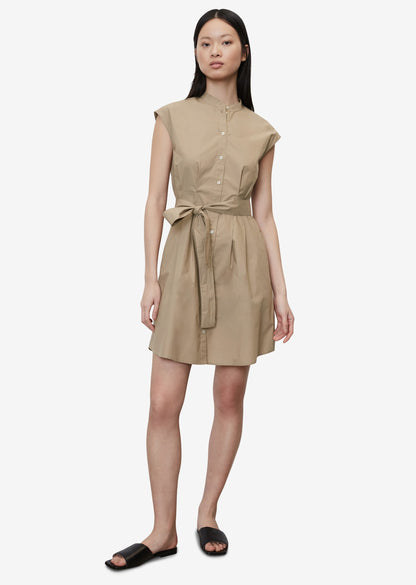 Marc O'Polo Blousejurken Blousejurk Dames Lichtbruin