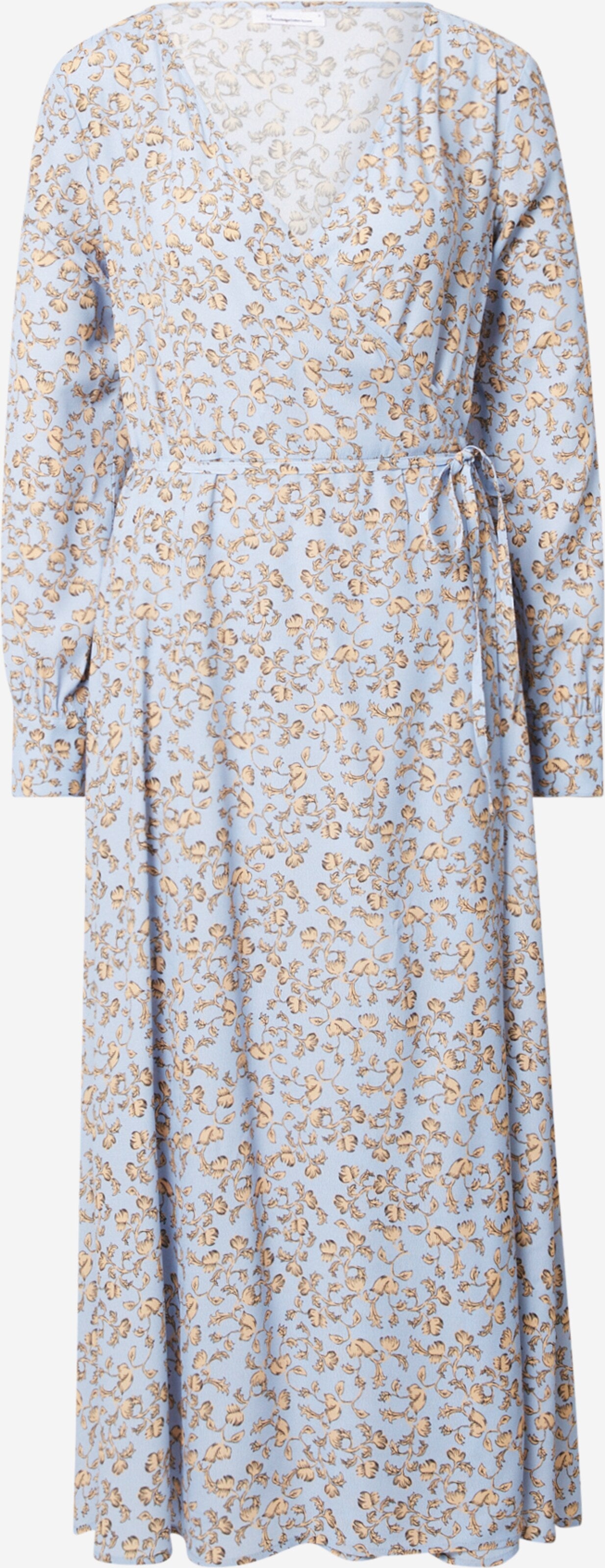 KnowledgeCotton Apparel Maxi Jurken Jurk Dames Lichtblauw