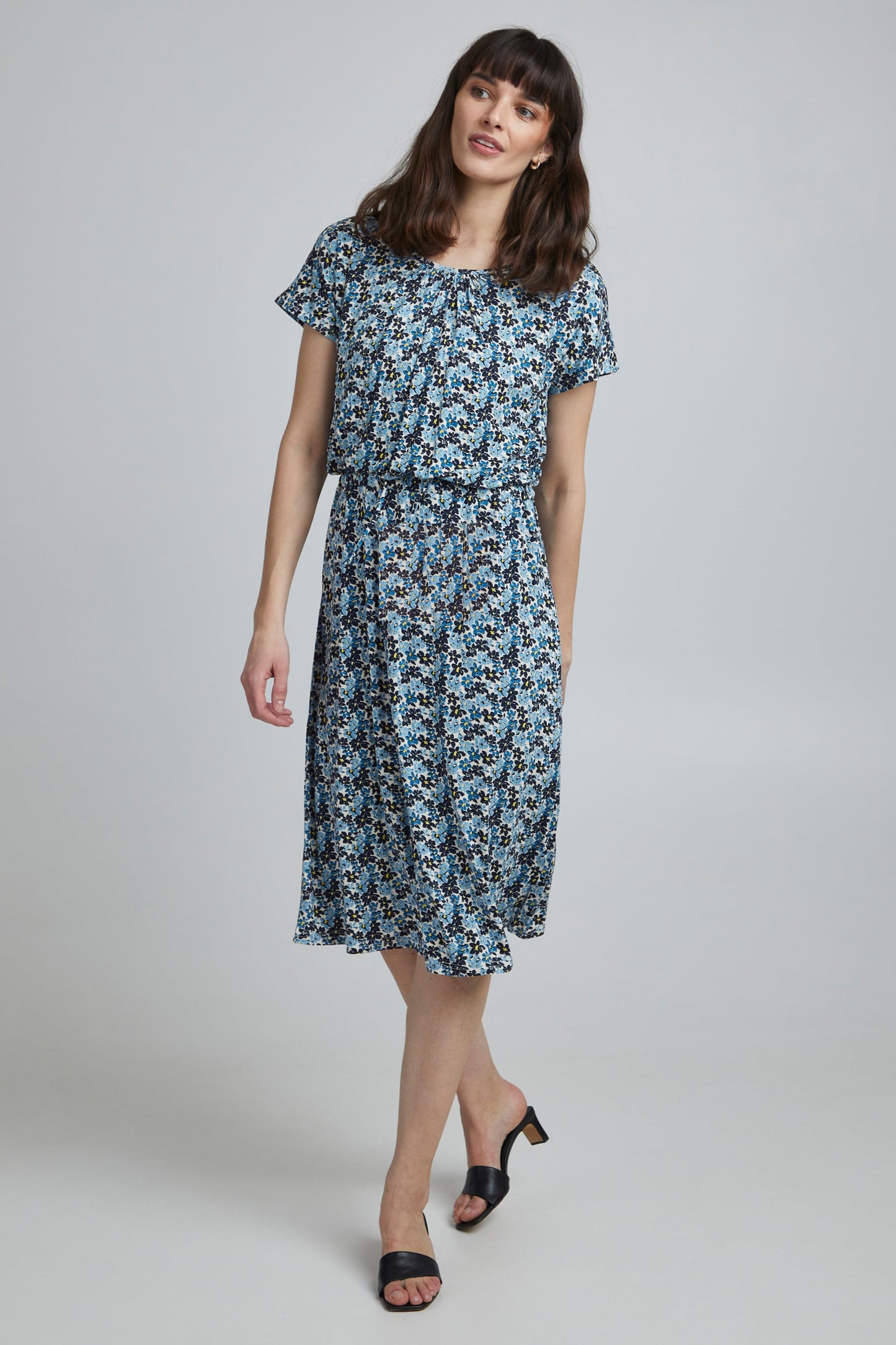 Fransa Mini Jurken Jurk FRFEDOT Dames Blauw