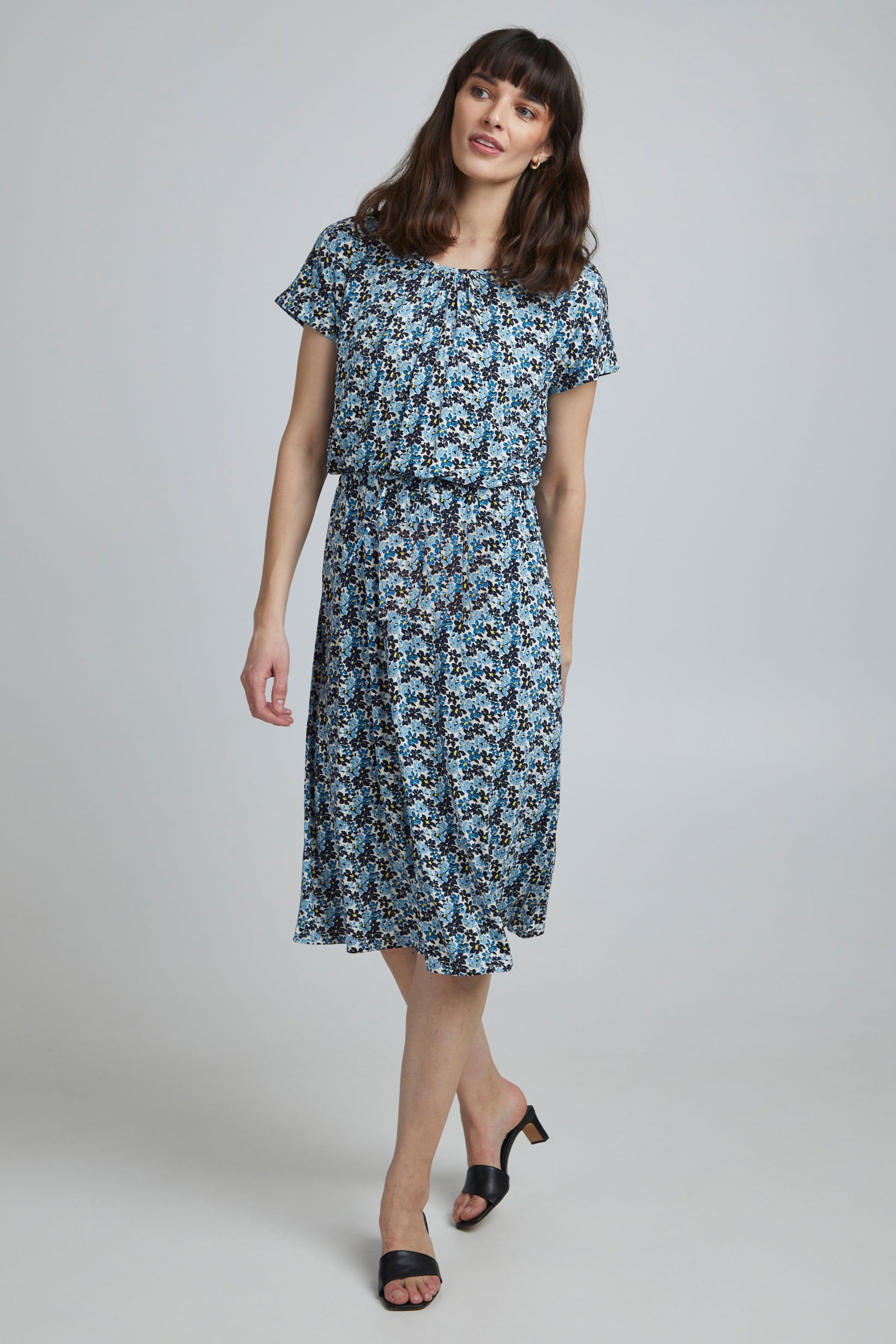 Fransa Mini Jurken Jurk FRFEDOT Dames Blauw