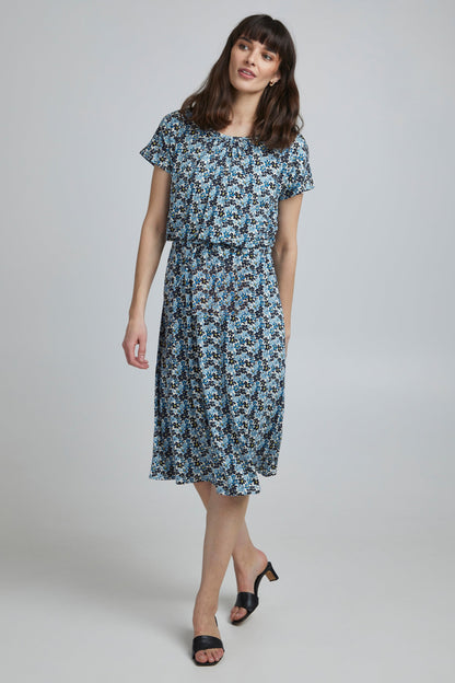 Fransa Mini Jurken Jurk FRFEDOT Dames Blauw