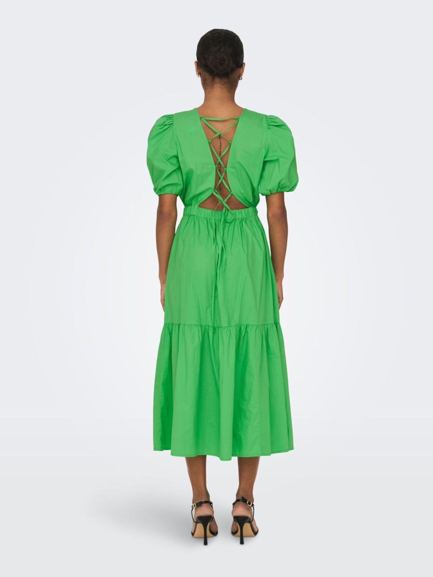 ONLY Midi Jurken Jurk Dames Groen