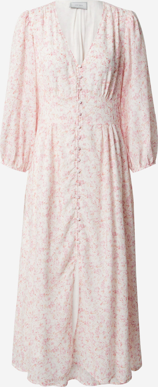 Neo Noir Midi Jurken Jurk Olana Dames Rosa / Pastelroze