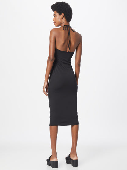 Gina Tricot Midi Jurken Jurk Sahara Dames Zwart