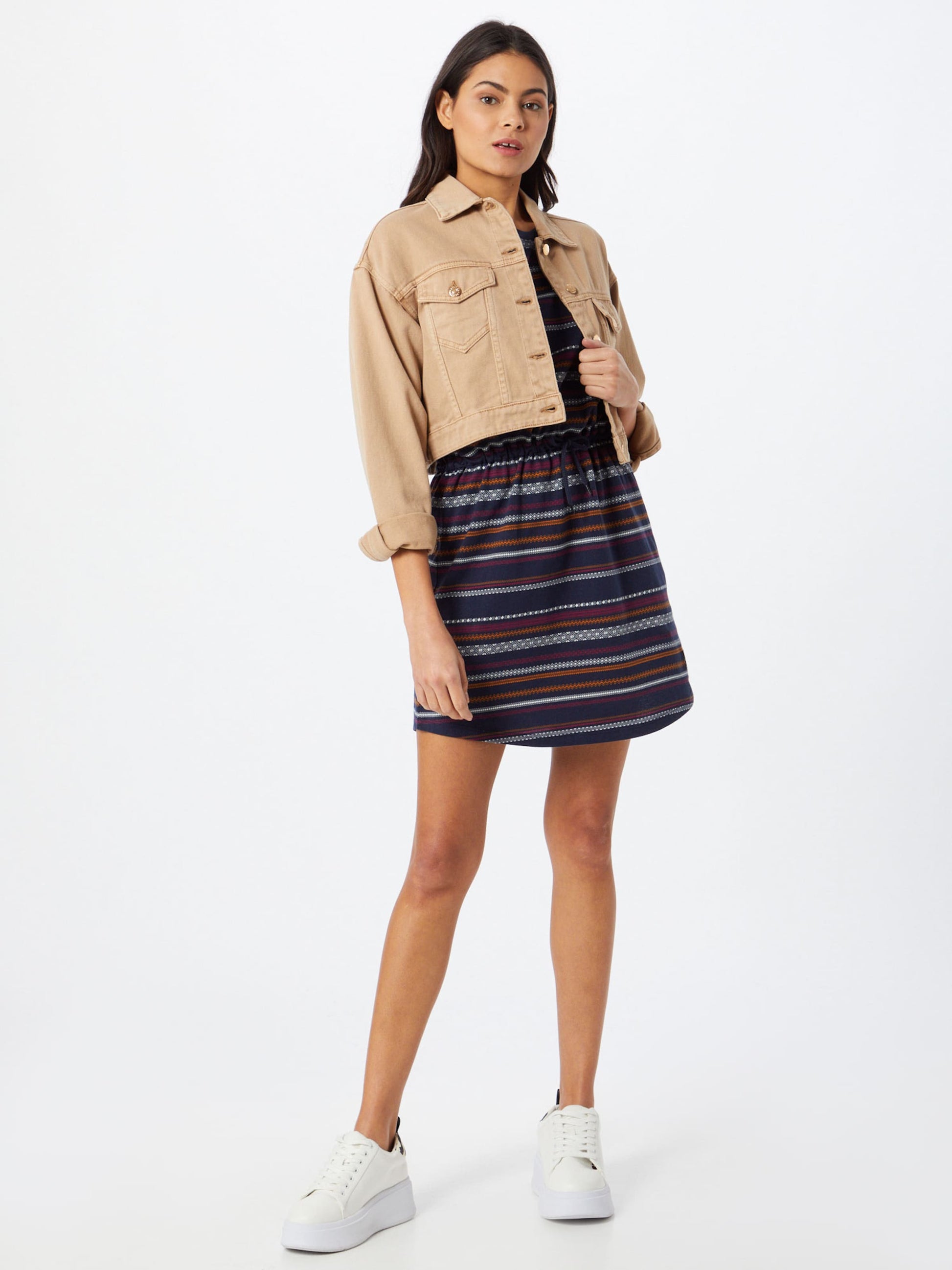 Iriedaily Zomerjurken Zomerjurk Caipini Dames Navy