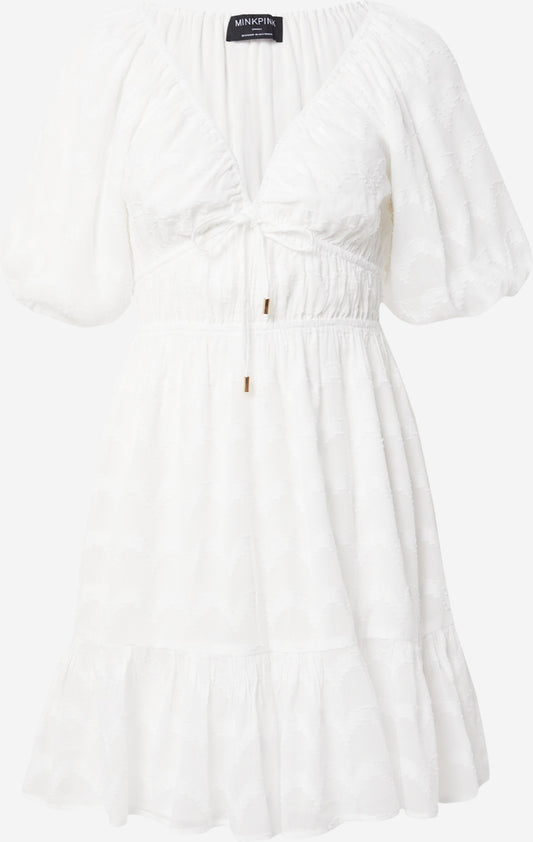 Minkpink Zomerjurken Zomerjurk ABELLA Dames Wit