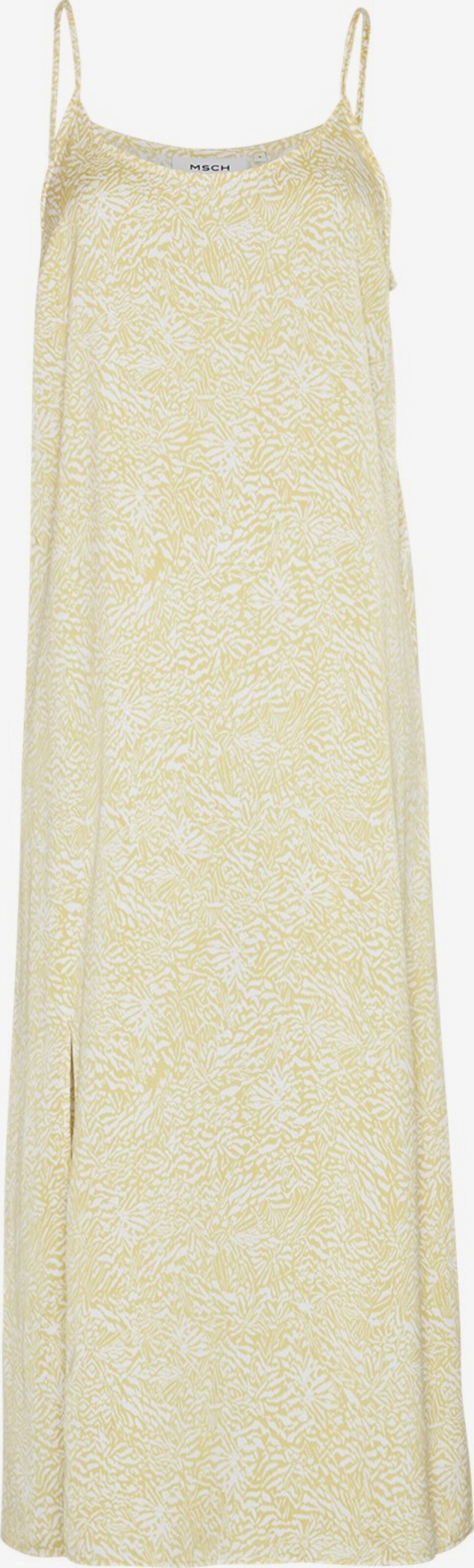 MOSS COPENHAGEN Zomerjurken Zomerjurk Bahita Myrina Dames Lichtgeel