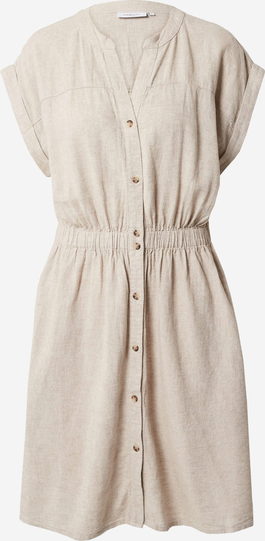 MOSS COPENHAGEN Blousejurken Blousejurk Karima Dames Sand