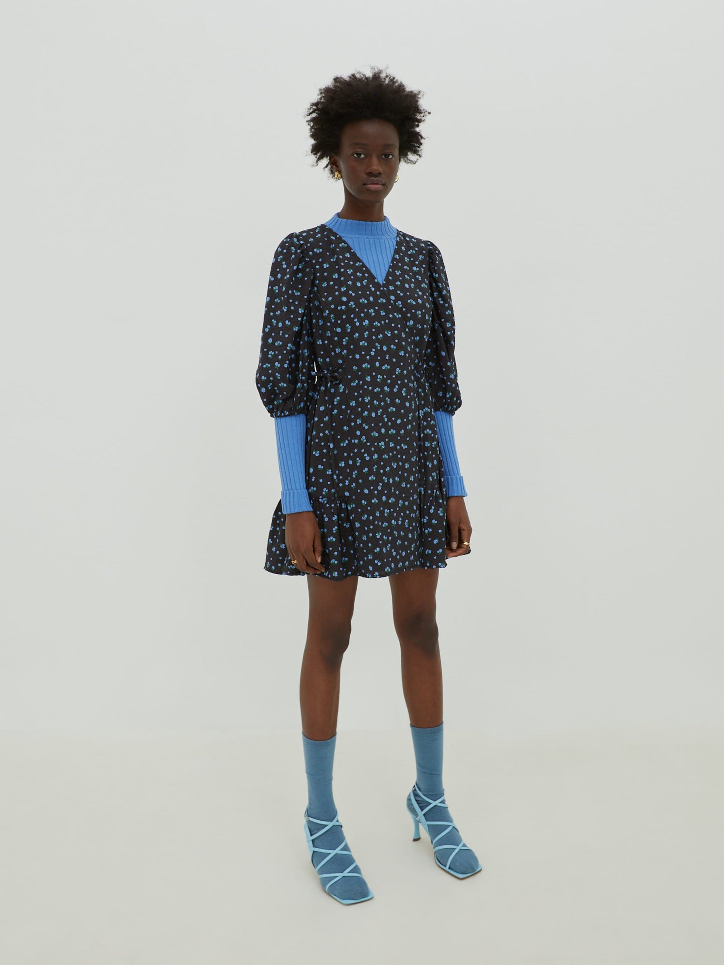 EDITED Mini Jurken Jurk Gemma Dames Zwart