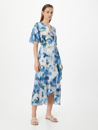  Midi Jurken Jurk Dames Blauw