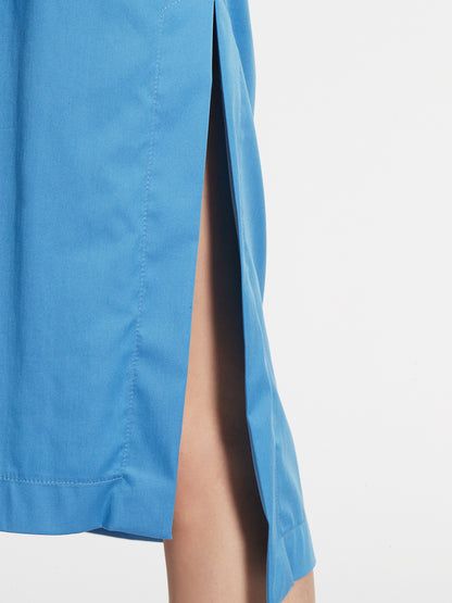 Ana Alcazar Midi Jurken Jurk Fafara Dames Blauw