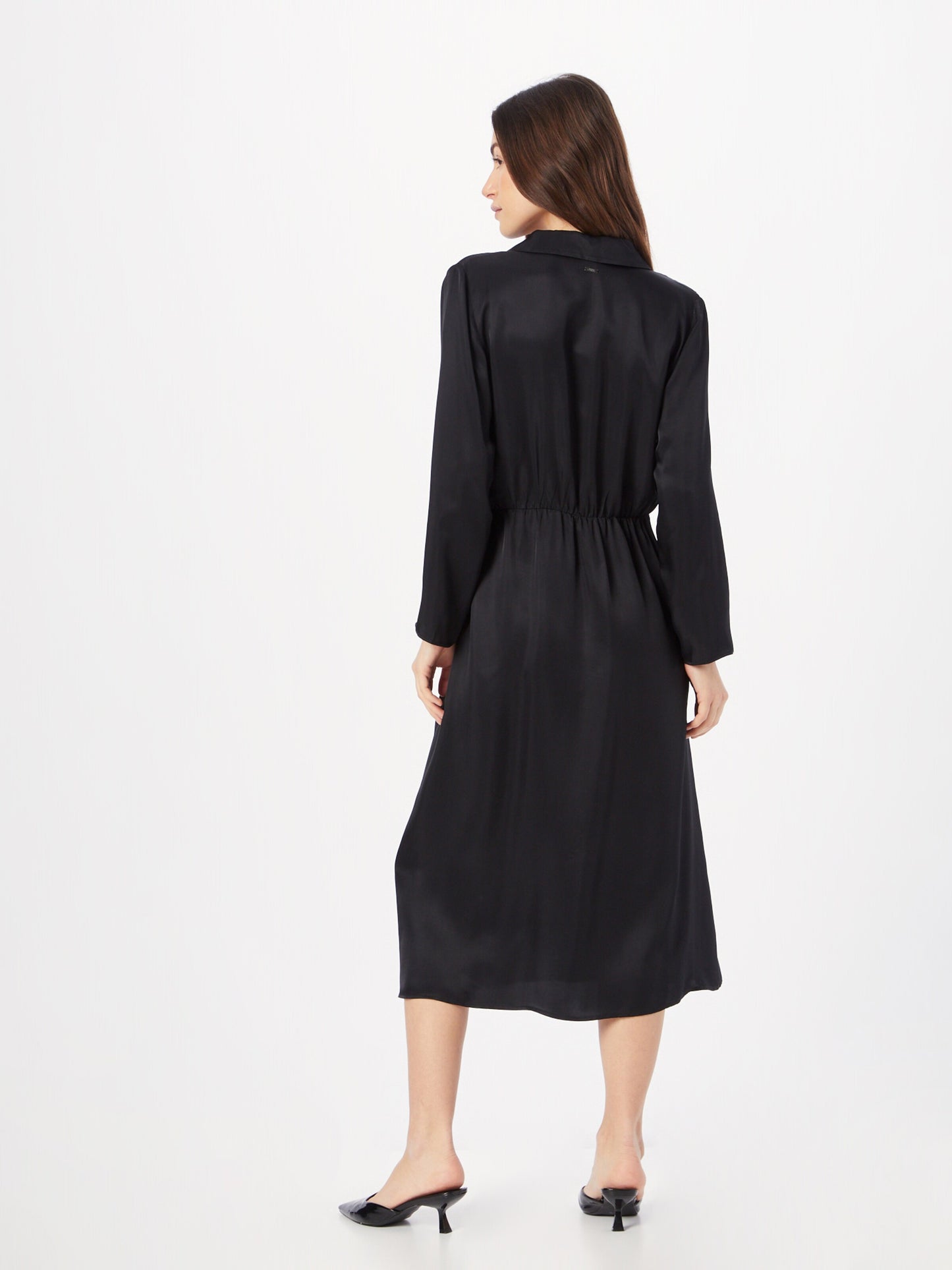 Armani Exchange Midi Jurken Jurk VESTITO Dames Zwart