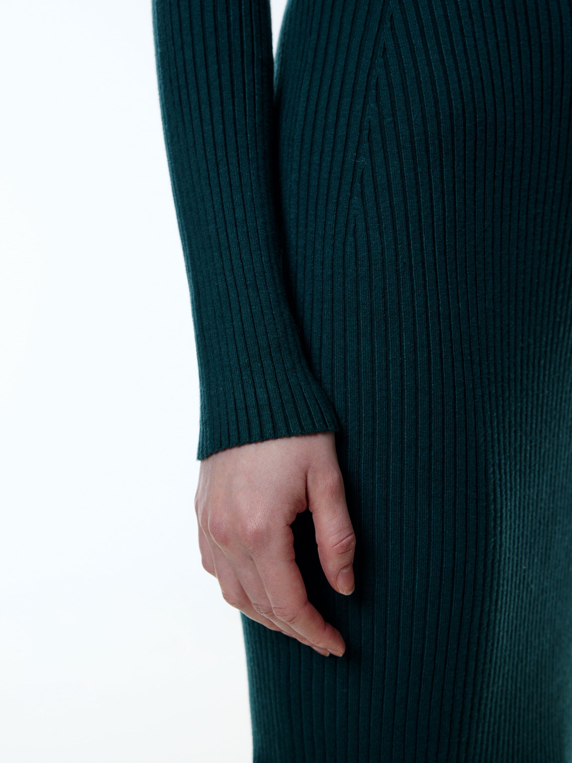 EDITED Midi Jurken Jurk Hada Dames Groen