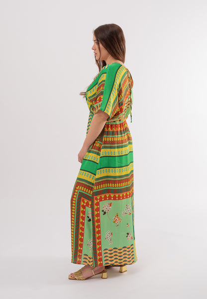 October Maxi Jurken Jurk Dames Groen