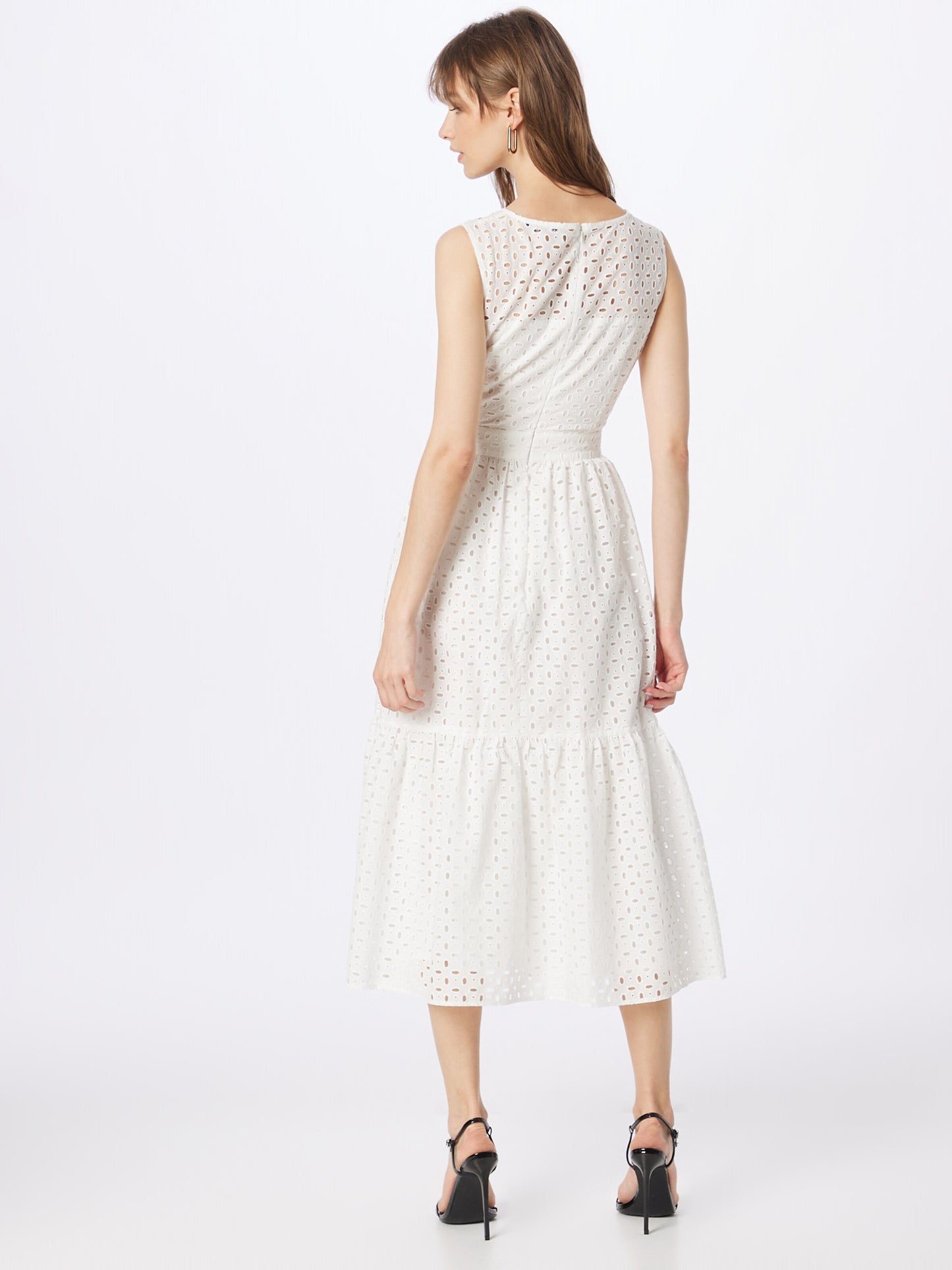 SWING Midi Jurken Jurk Dames Wit
