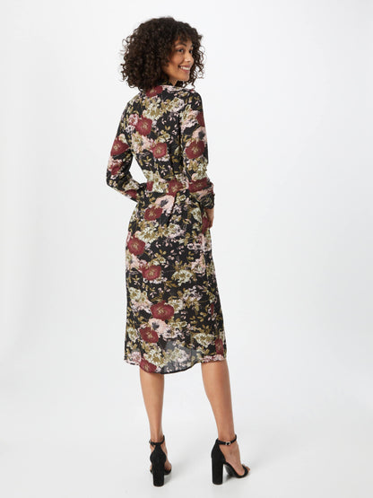 Vero Moda Blousejurken Blousejurk Macy Dames Zwart