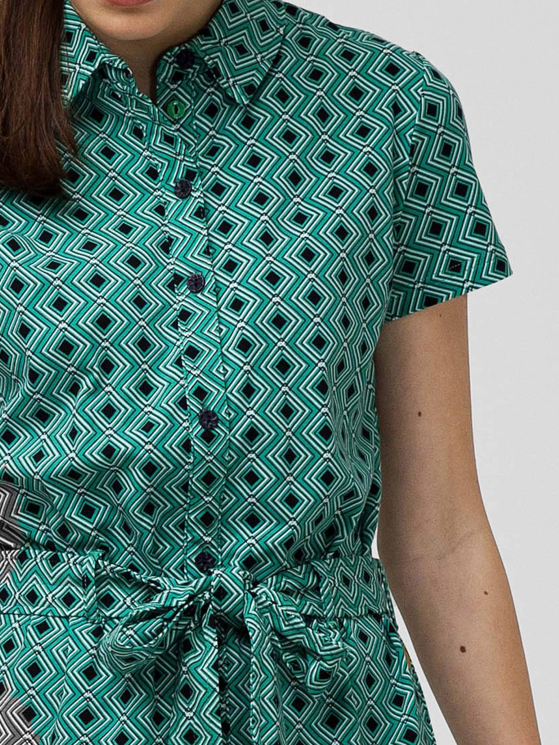  Blousejurken Blousejurk Iggin Me Dames Jade Groen