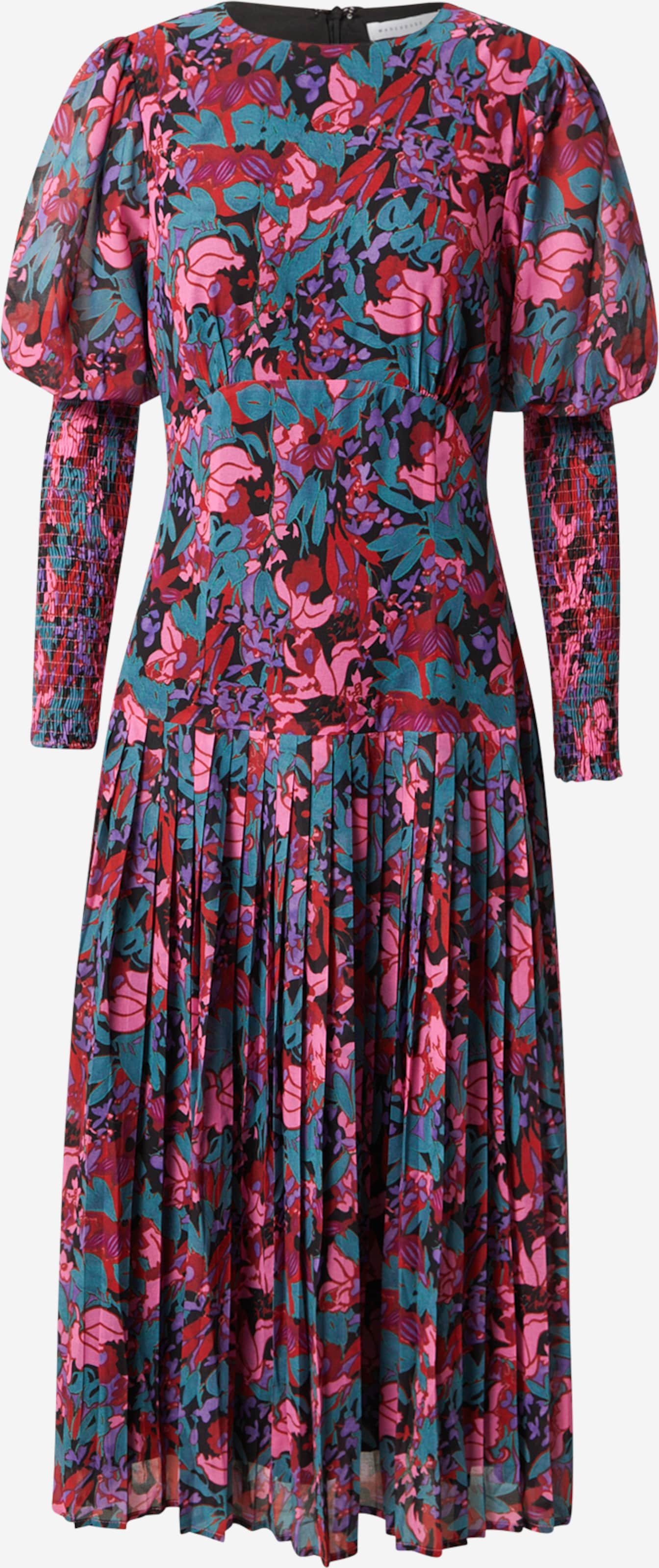 WAREHOUSE Midi Jurken Jurk Dames Pitaja Roze / Oudroze