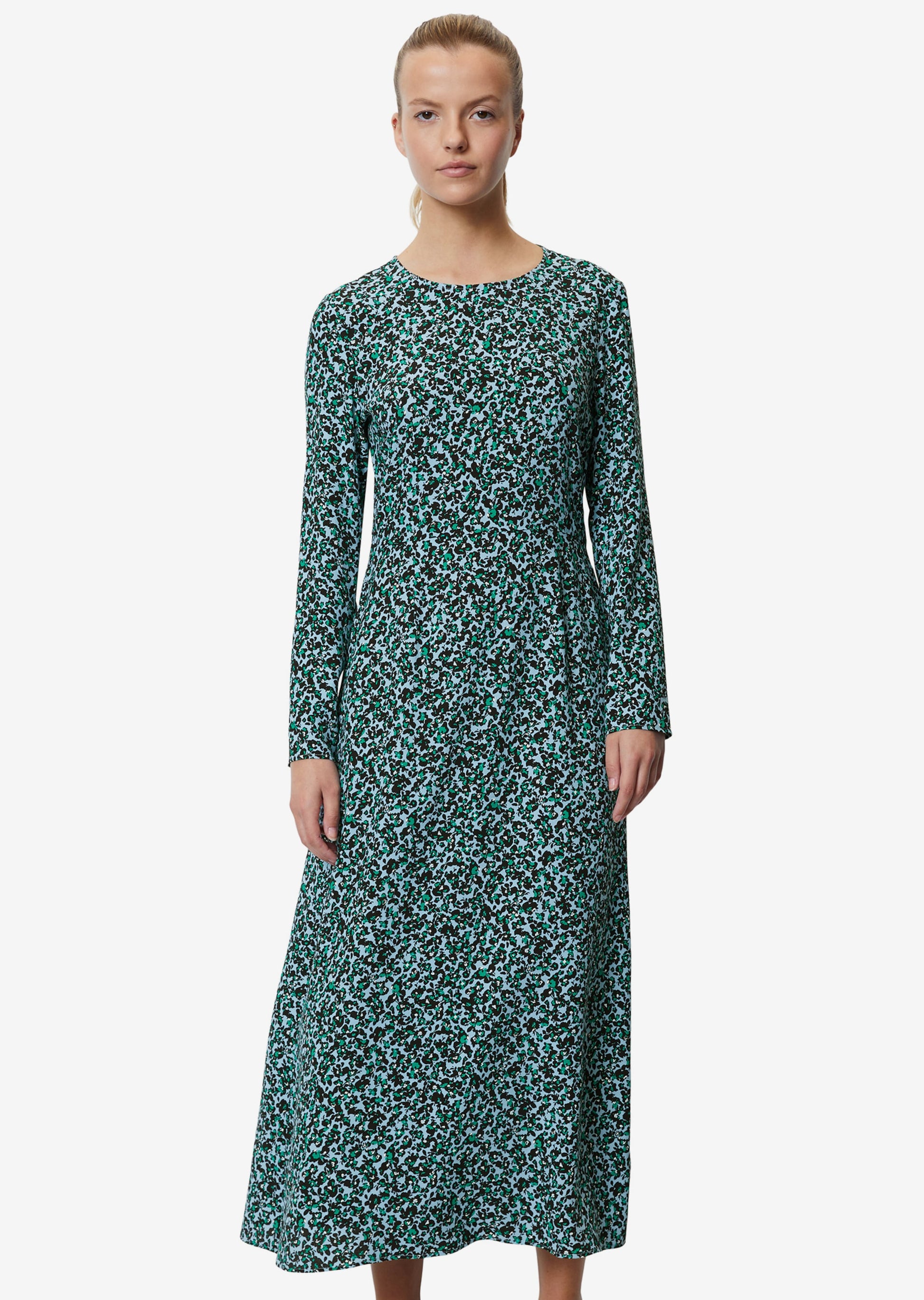 Marc O'Polo DENIM Maxi Jurken Jurk Dames Blauw / Groen