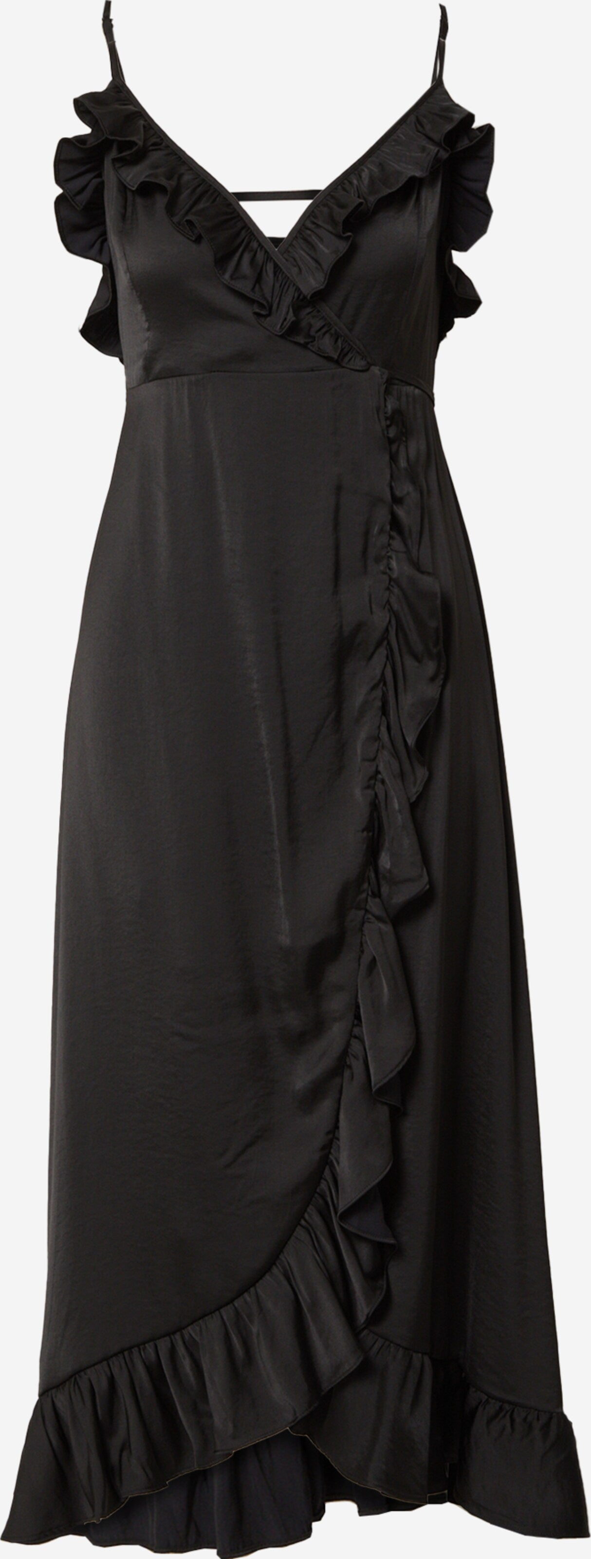 EDITED Midi Jurken Jurk Benice Dames Zwart