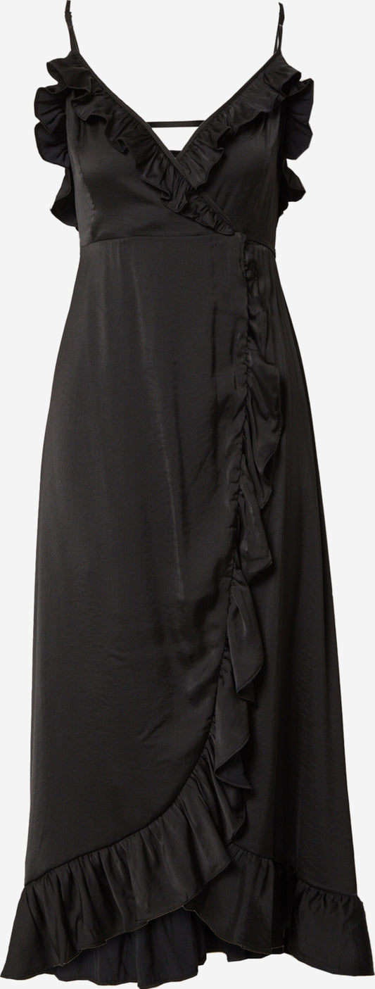 EDITED Midi Jurken Jurk Benice Dames Zwart