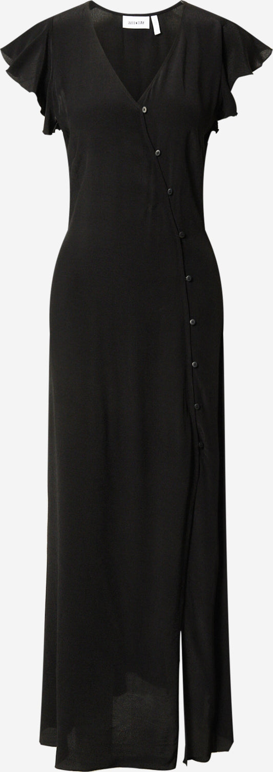 WEEKDAY Maxi Jurken Jurk Flora Dames Zwart