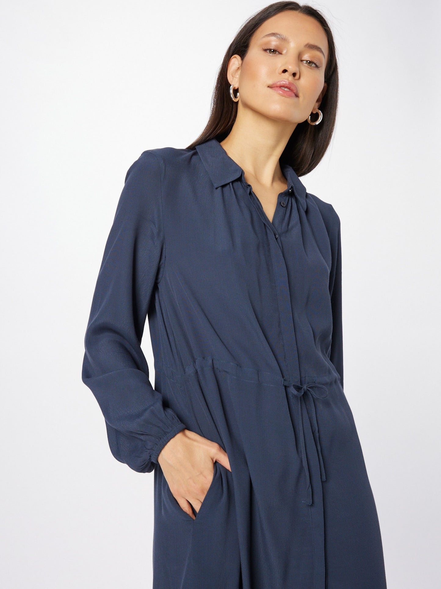 Soft Rebels Blousejurken Blousejurk Anna Dames Marine