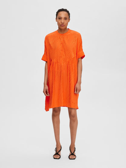  Blousejurken Blousejurk Abienne Dames Oranje / Donkeroranje