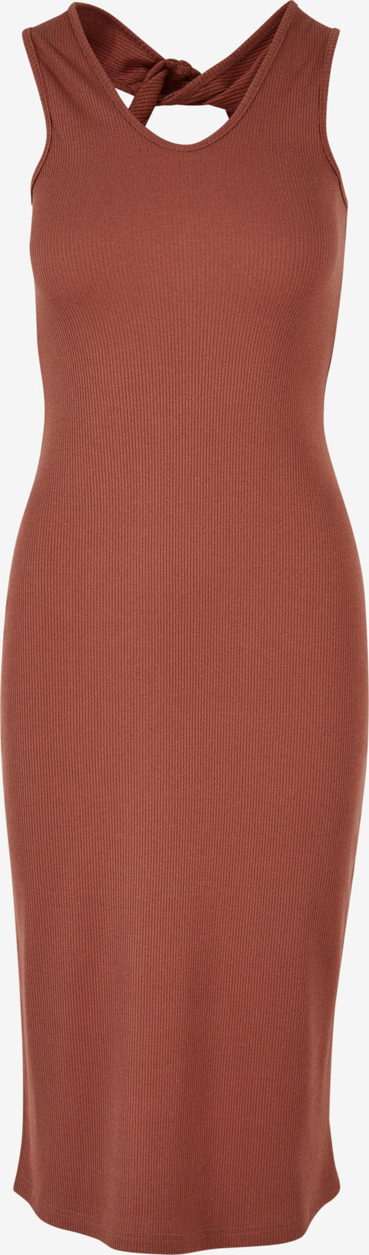 URBAN CLASSICS Midi Jurken Jurk Dames Roestrood