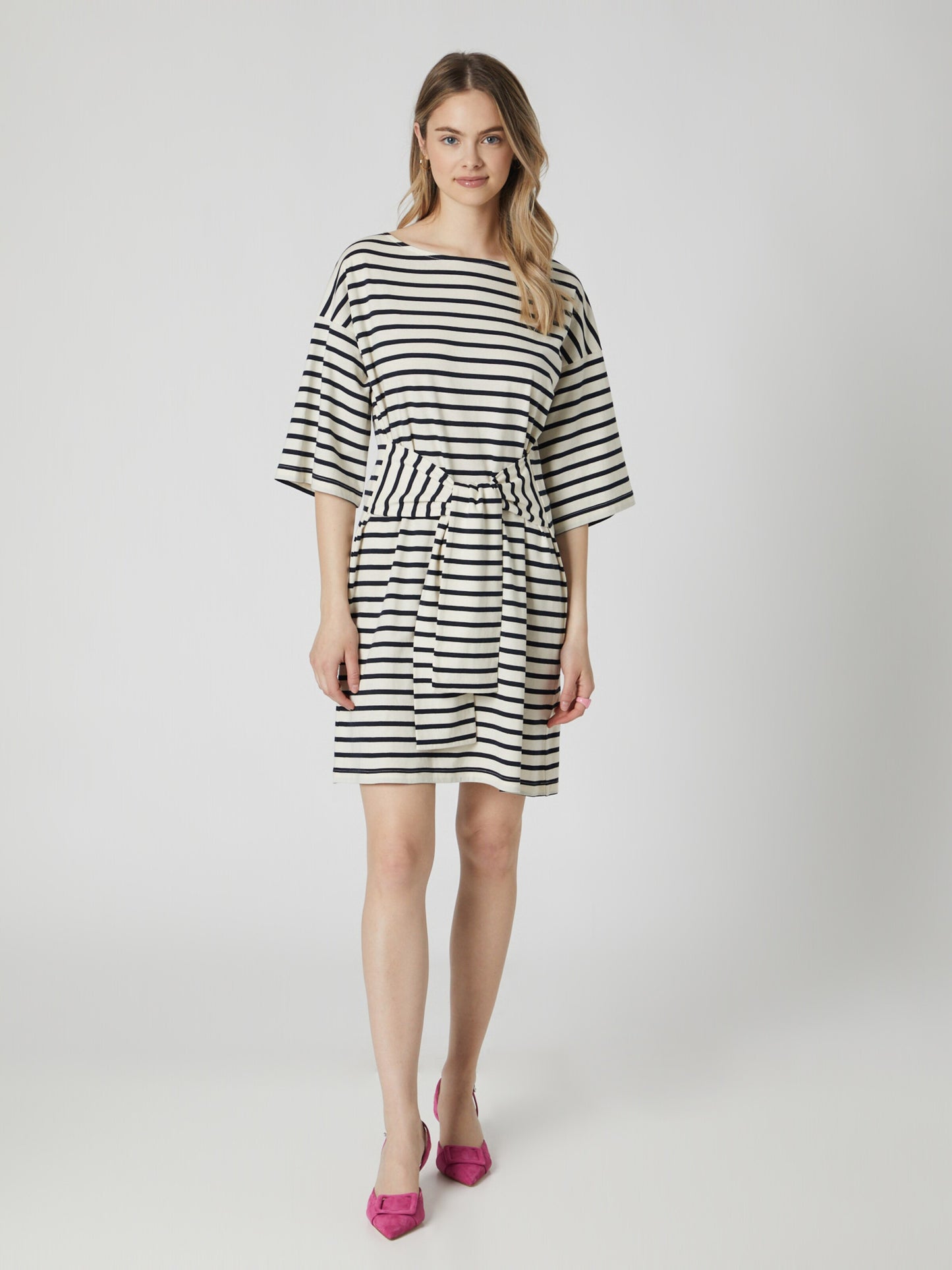  Mini Jurken Jurk Daliah Dames Crème / Navy