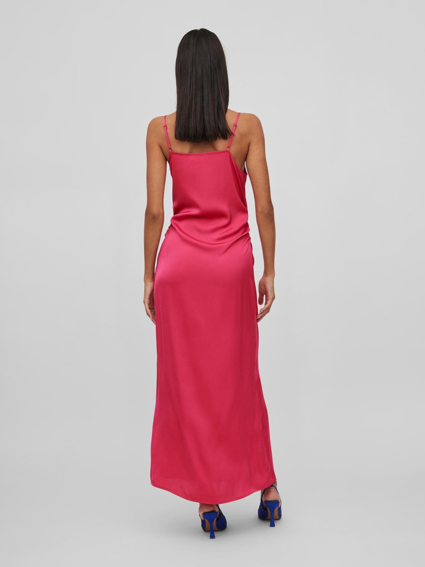 Vila Maxi Jurken Jurk Ravenna Dames Magenta