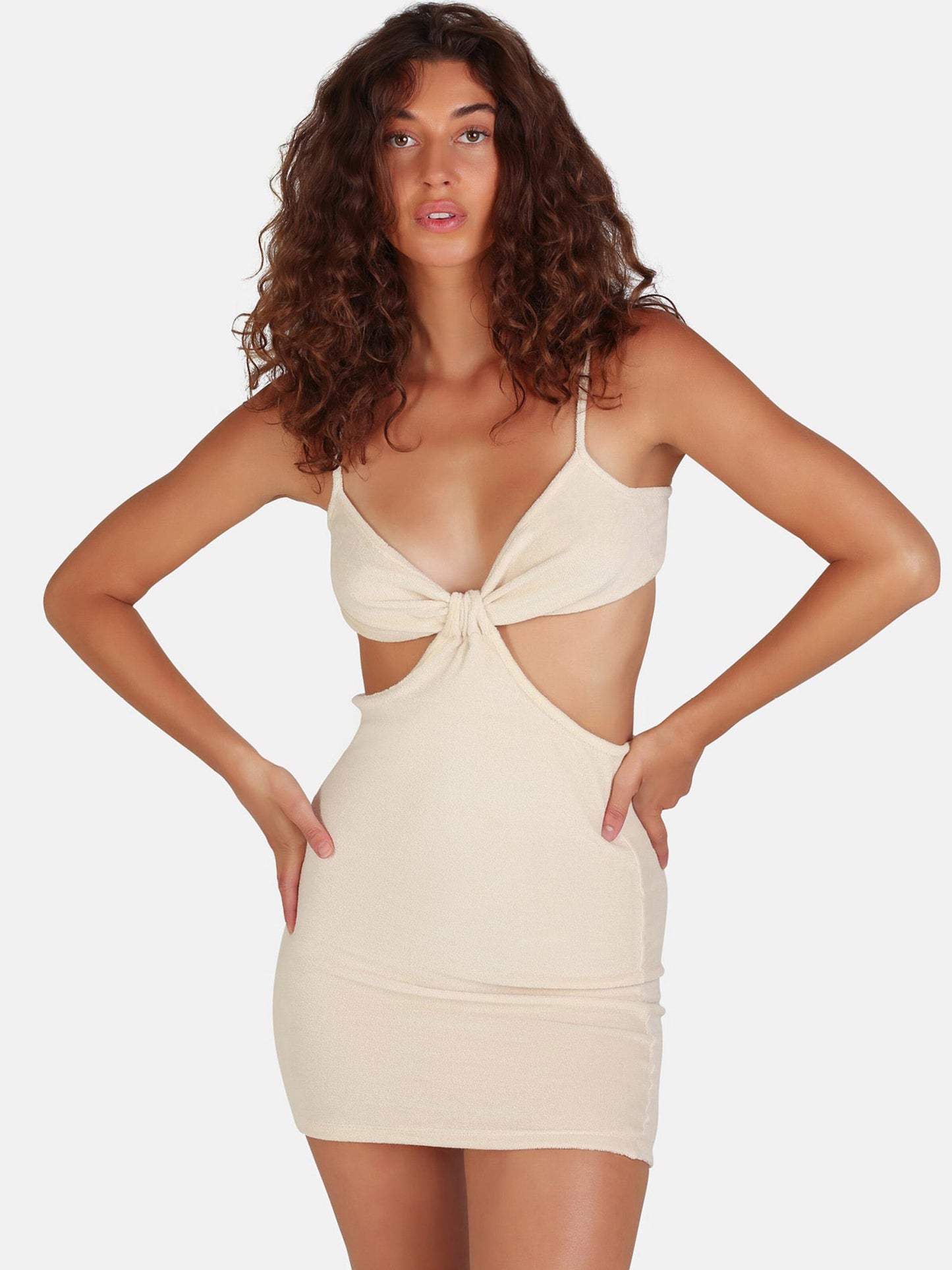 OW Collection Strandjurkjes Strandjurk TOWEL Dames Champagne