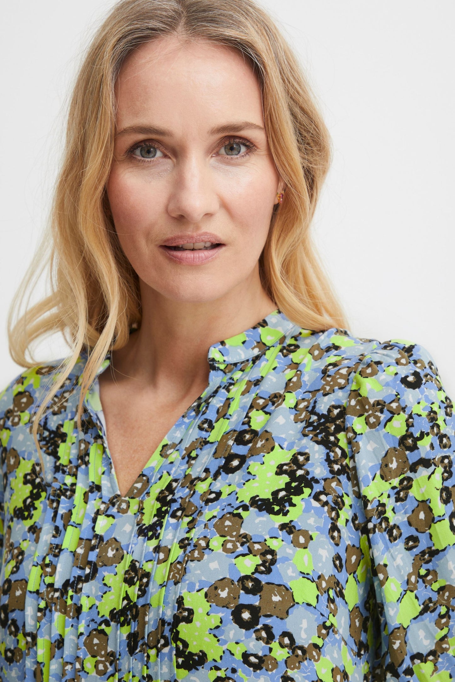 Fransa Blousejurken Blousejurk Merla Dames Gemengde Kleuren