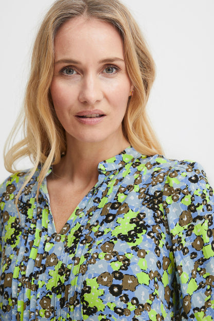 Fransa Blousejurken Blousejurk Merla Dames Gemengde Kleuren