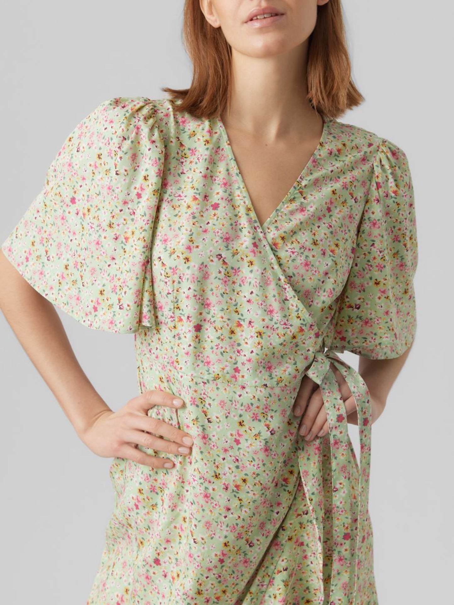 Vero Moda Maxi Jurken Jurk Dames Pastelgroen