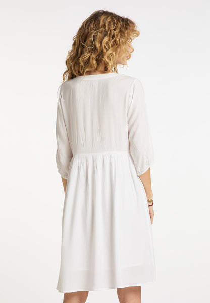  Zomerjurken Zomerjurk Dames Natuurwit