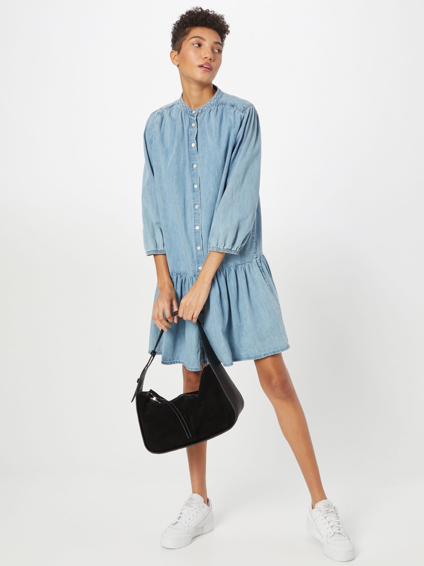 Replay Blousejurken Blousejurk Dames Blauw