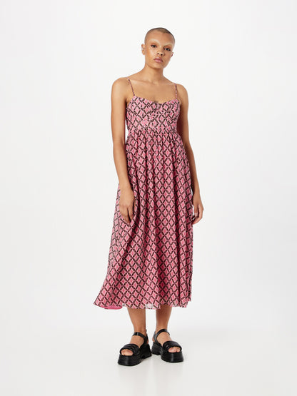 Bardot Midi Jurken Jurk HAVEN Dames Pink