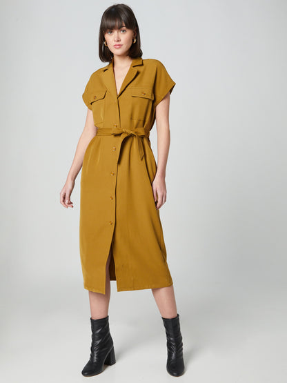  Blousejurken Blousejurk Phyllis Dames Bruin