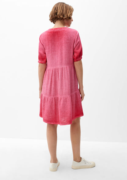 S.Oliver Blousejurken Blousejurk Dames Magenta