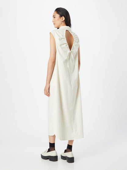 Minimum Blousejurken Blousejurk ZASIO Dames Ecru