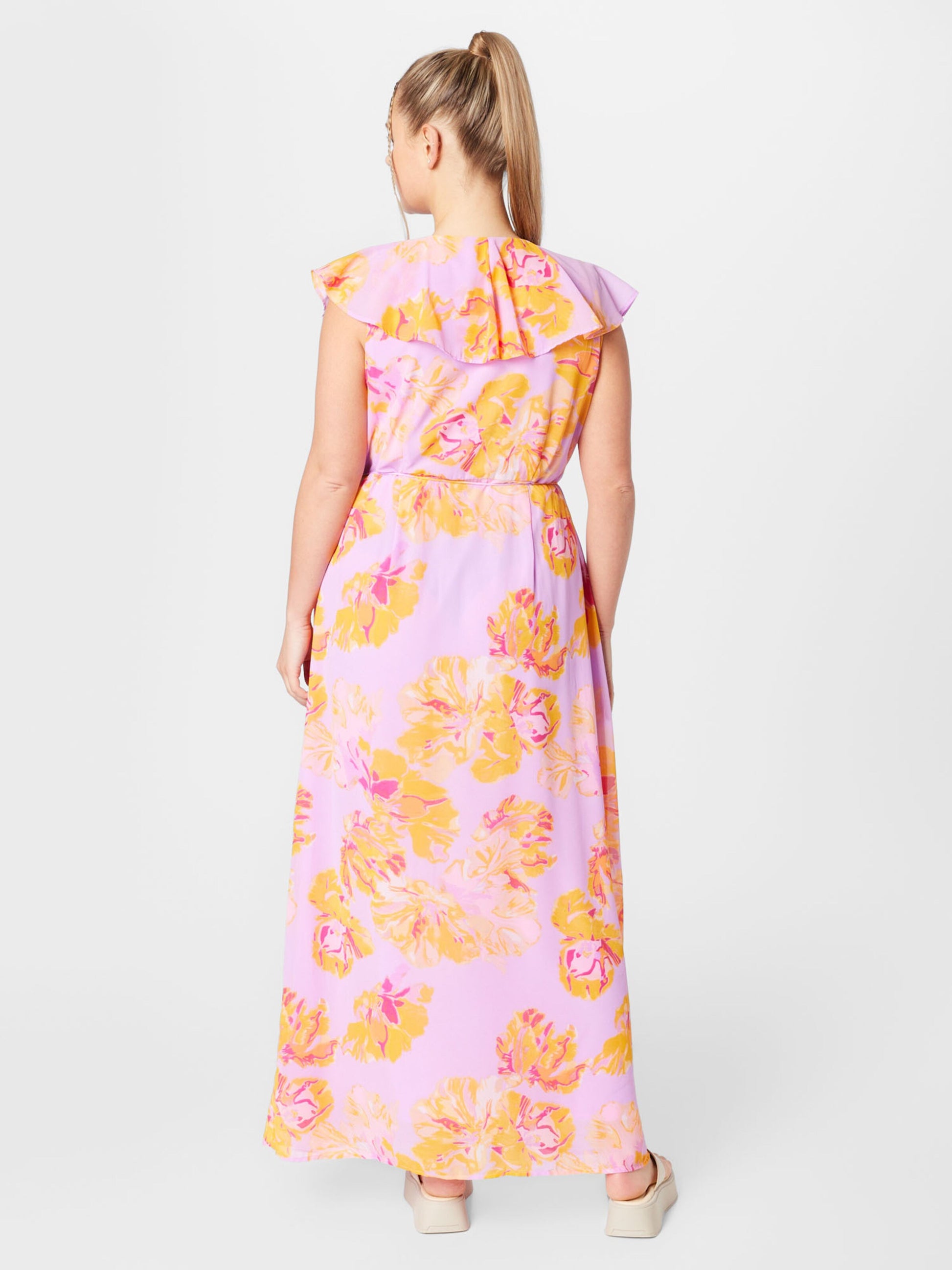 Vero Moda Curve Maxi Jurken Jurk Hope Dames Lila