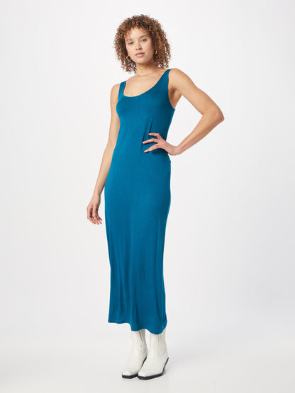 Pieces Maxi Jurken Jurk KALLI Dames Blauw