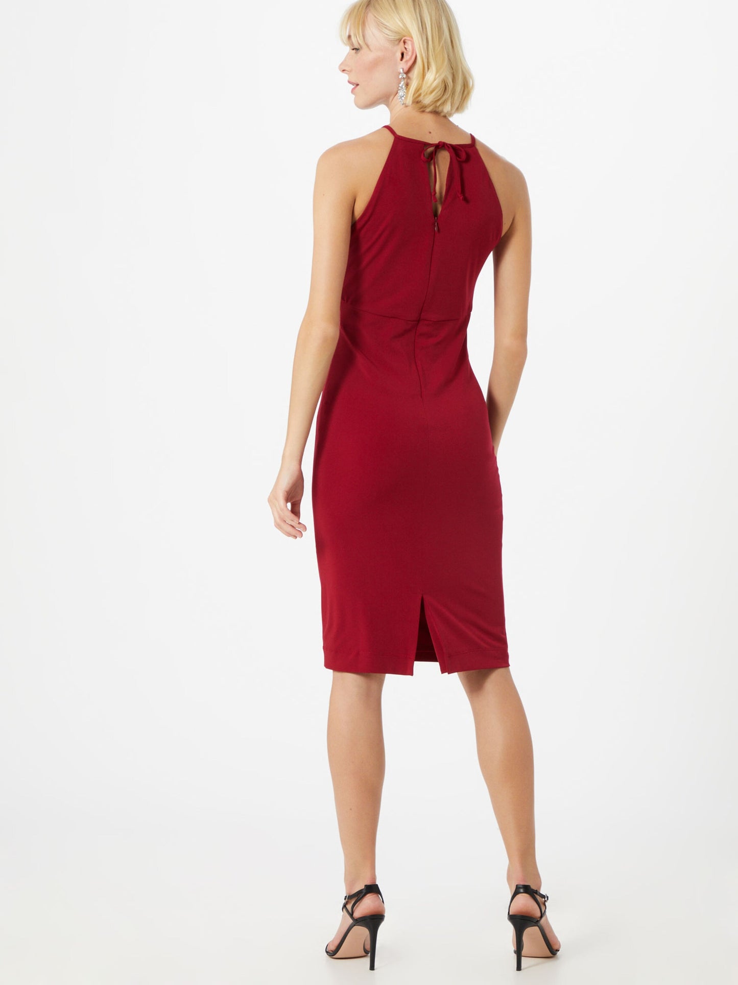 SWING Mini Jurken Jurk Dames Wijnrood