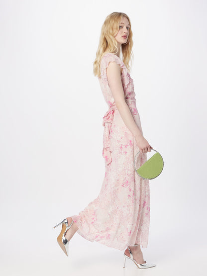 Patrizia Pepe Maxi Jurken Jurk Dames Fuchsia / Rosa