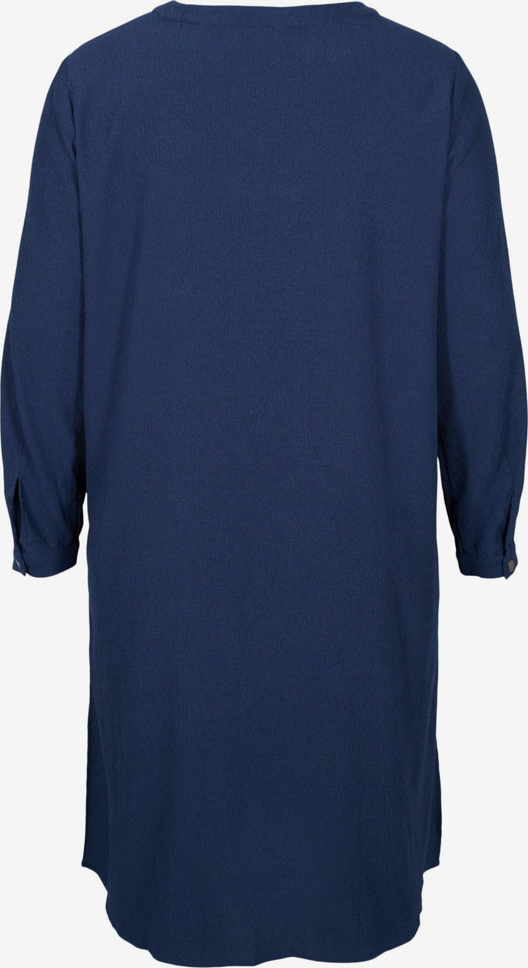 Zizzi Blousejurken Blousejurk Dames Marine