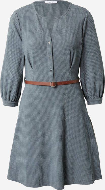 About You Mini Jurken Jurk Ilona Dames Rookgrijs
